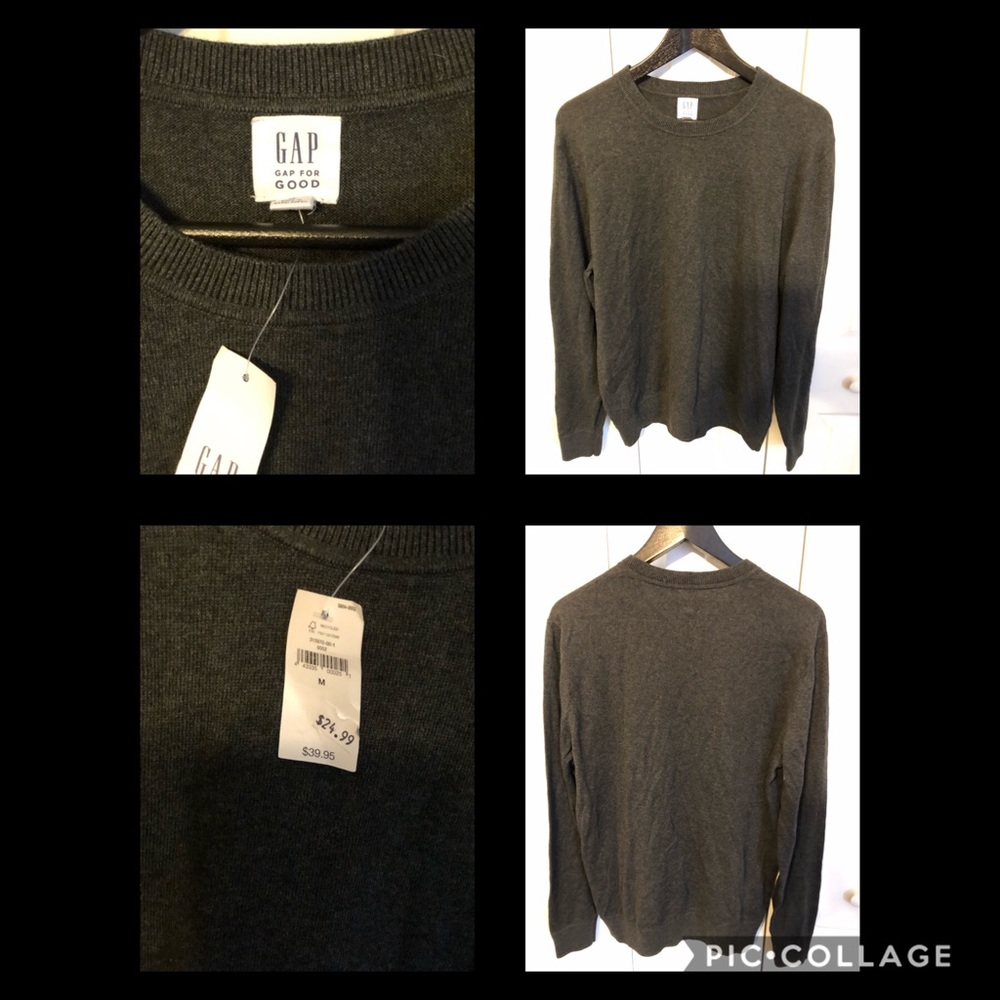 Light weight dark gray sweater